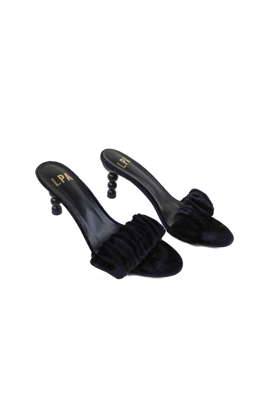 lpa black velvet kitten heels (9.5; retail $170)