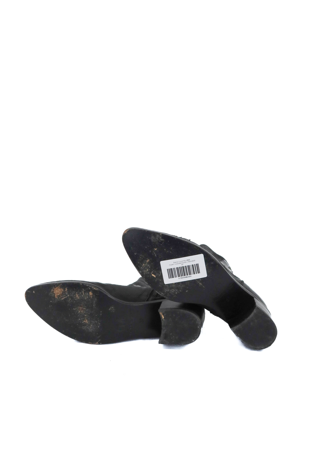 modern vice black boots w/ stars (37; retail $598)