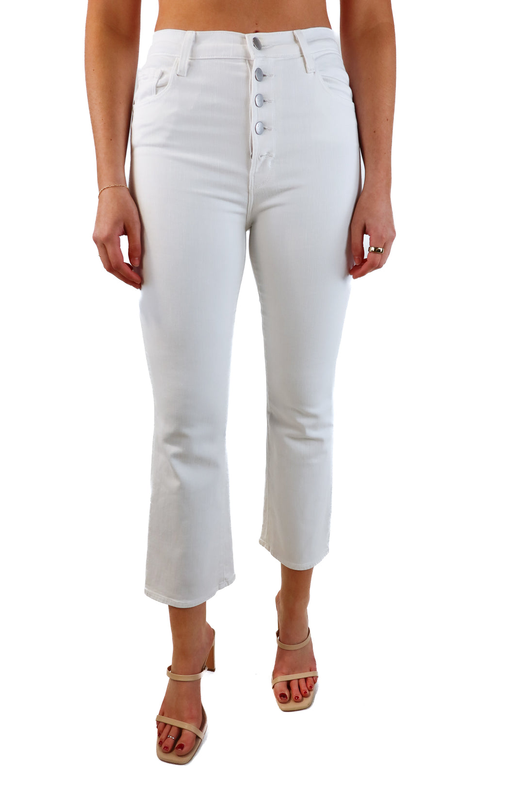 J Brand Lillie White Jeans (27; retail $228)