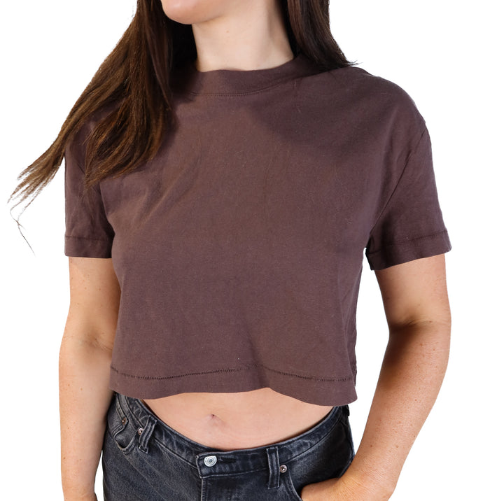 Nuuds brown baby tee (s; retail $58)