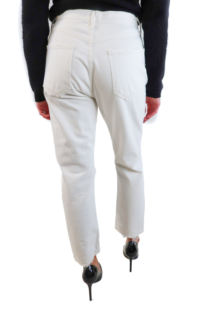 Agolde White Straight Leg Jeans (28; retail $228)
