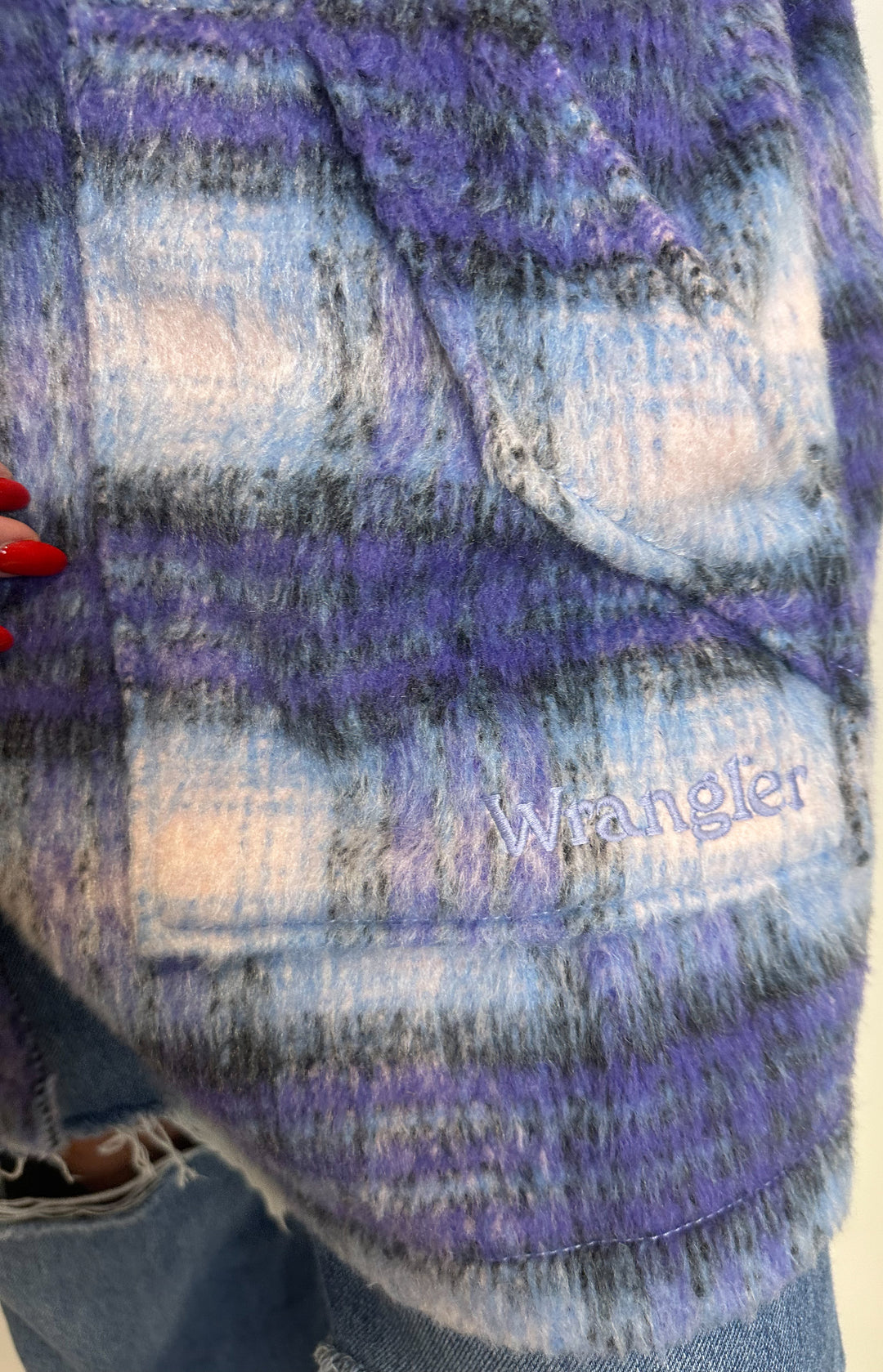 Wrangler Plaid Jacket (S)