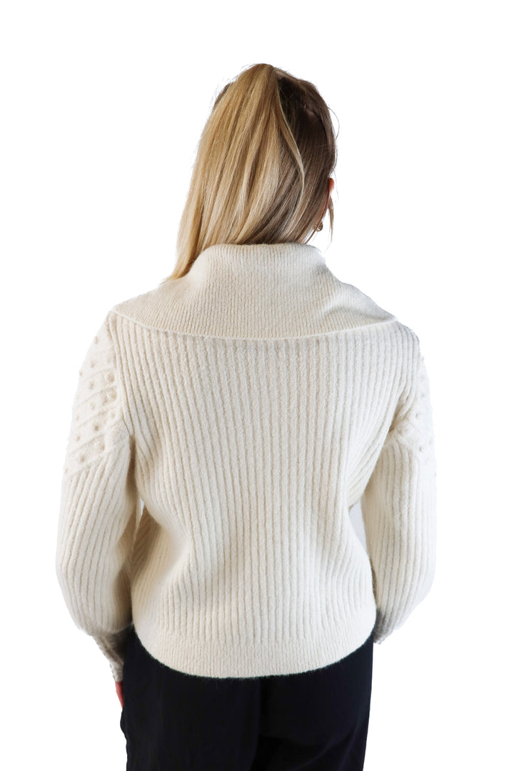 Jonathan Simkhai Cream Sweater (M; retail $545)