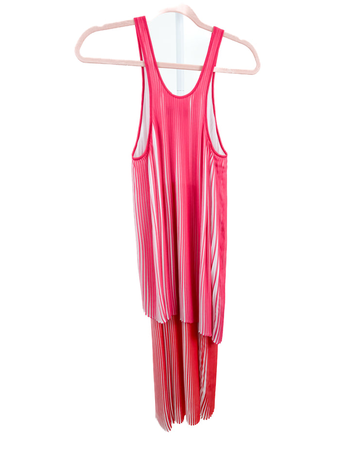 Stella McCartney Pink and orange pleated dress (IT36/ US4-6; retail $1,192)