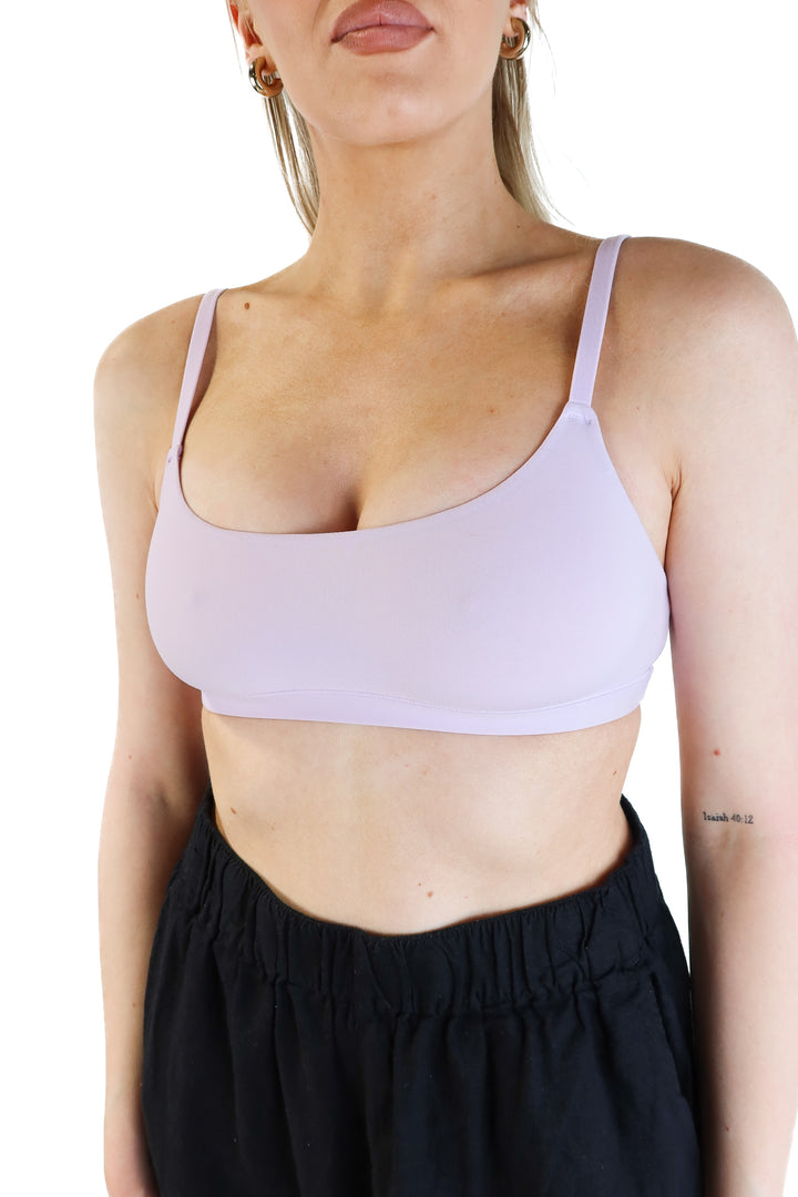 Skims Lavender Fits Everybody Bra (S; retail $34)