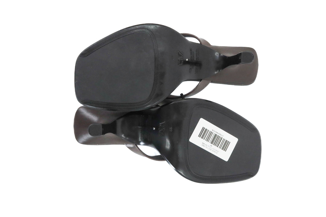 zara brown thong heel (40)