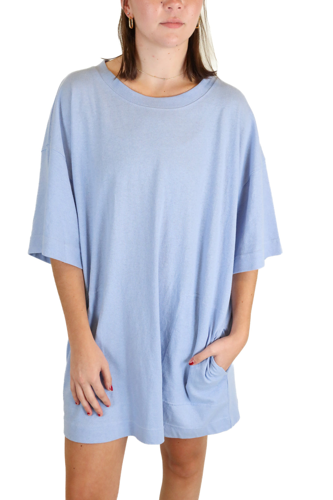 free people beach purple swim cover up (m)