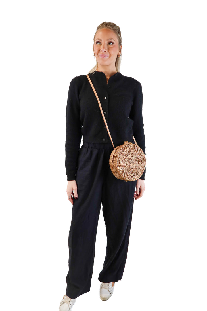Xinh & co circle rattan bag