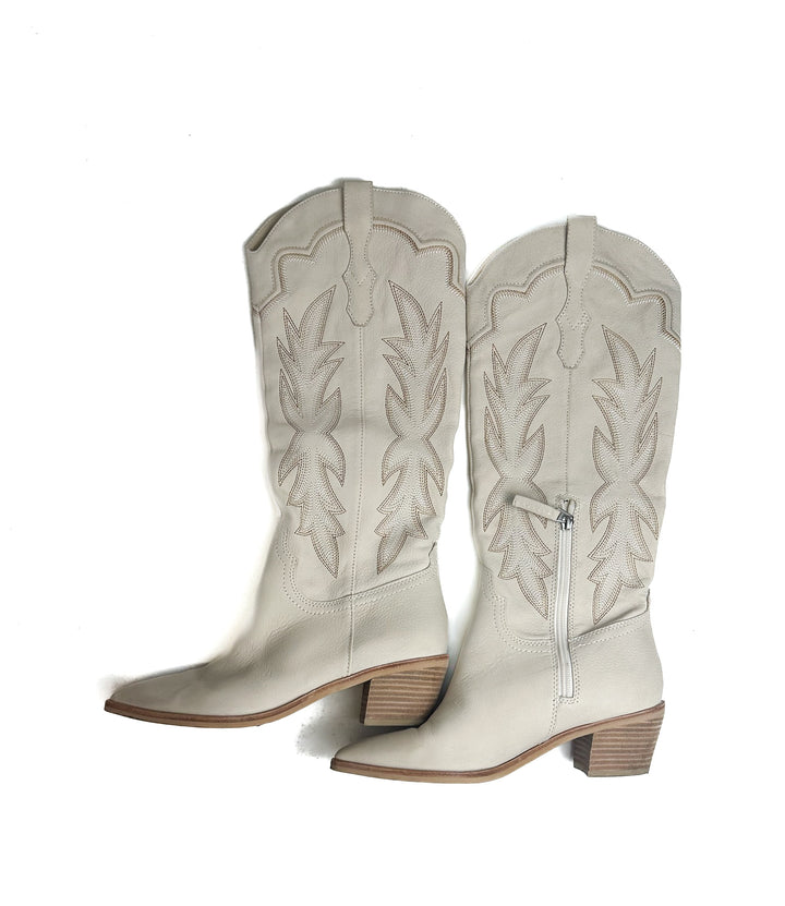Dolce Vita Tan Cowboy Boots (7.5)