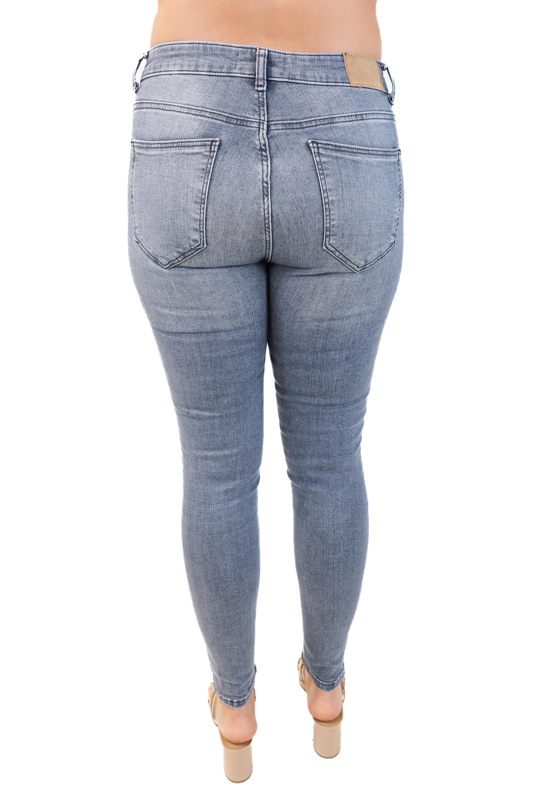 Zara Faded Black Skinny Jeans (10)