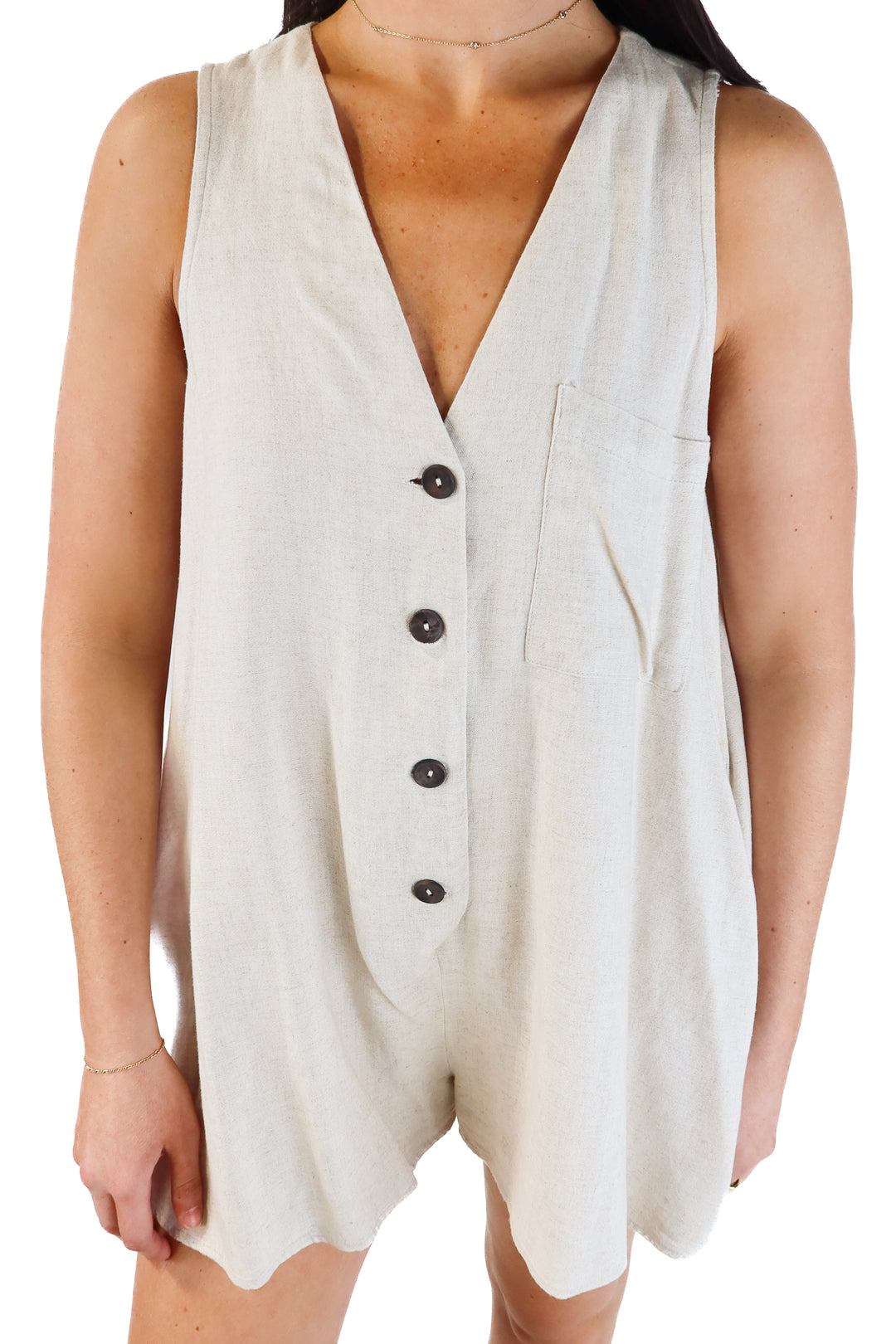KLD Linen Romper (M)