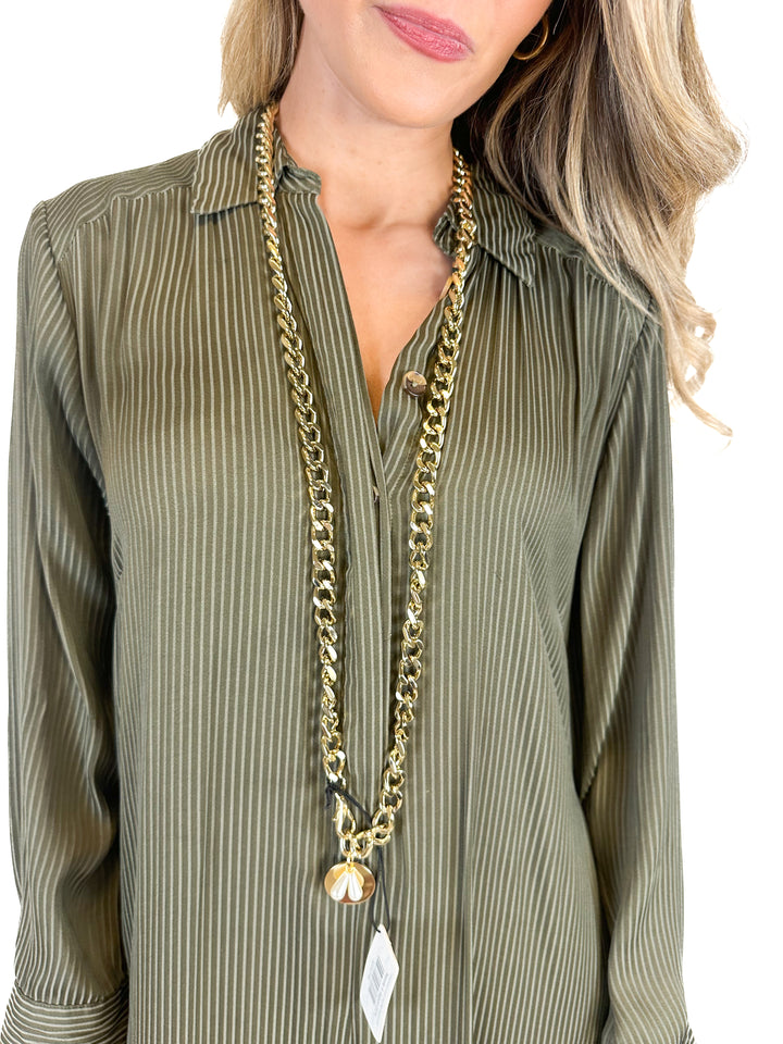 Lovestrength Gold Chain Belt/ Necklace NWT (O/S)
