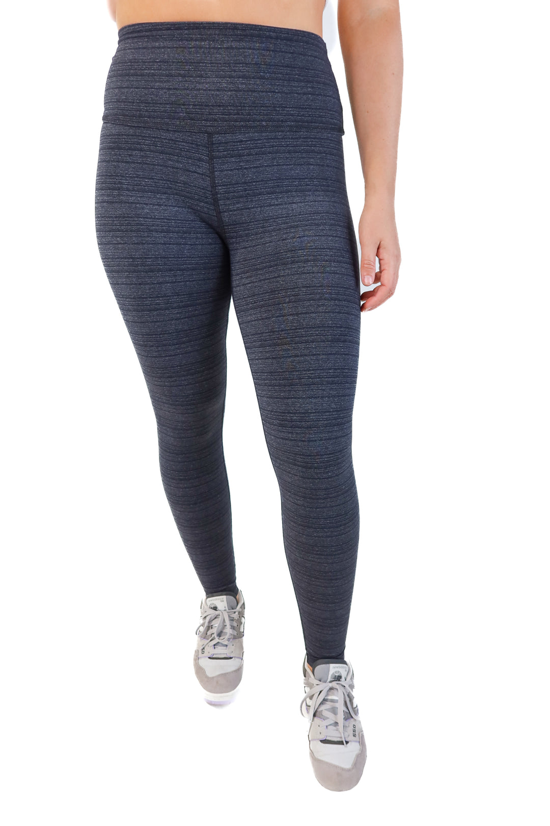Beyond yoga striped leggings (M; retail $97)
