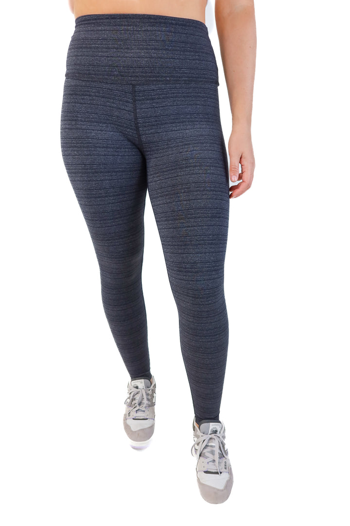 Beyond yoga striped leggings (M; retail $97)