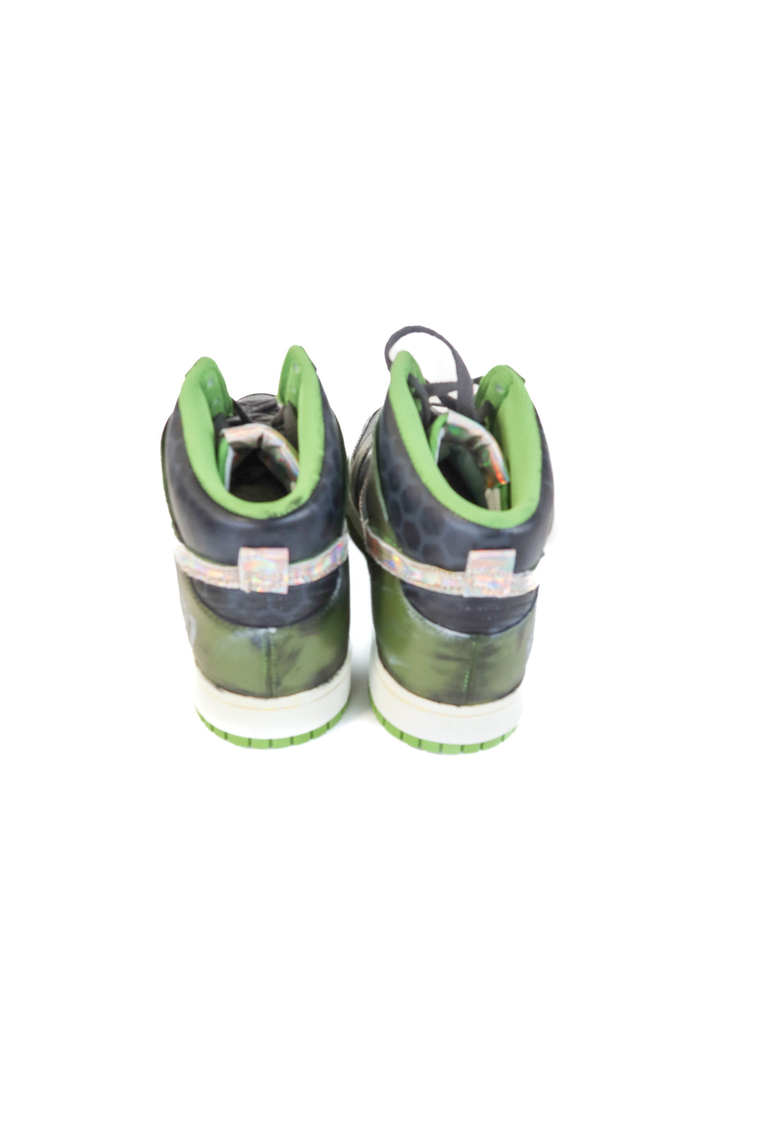 AUCTION nike green hand painted sneakers (13)- ends 5/20 at 8pm CT