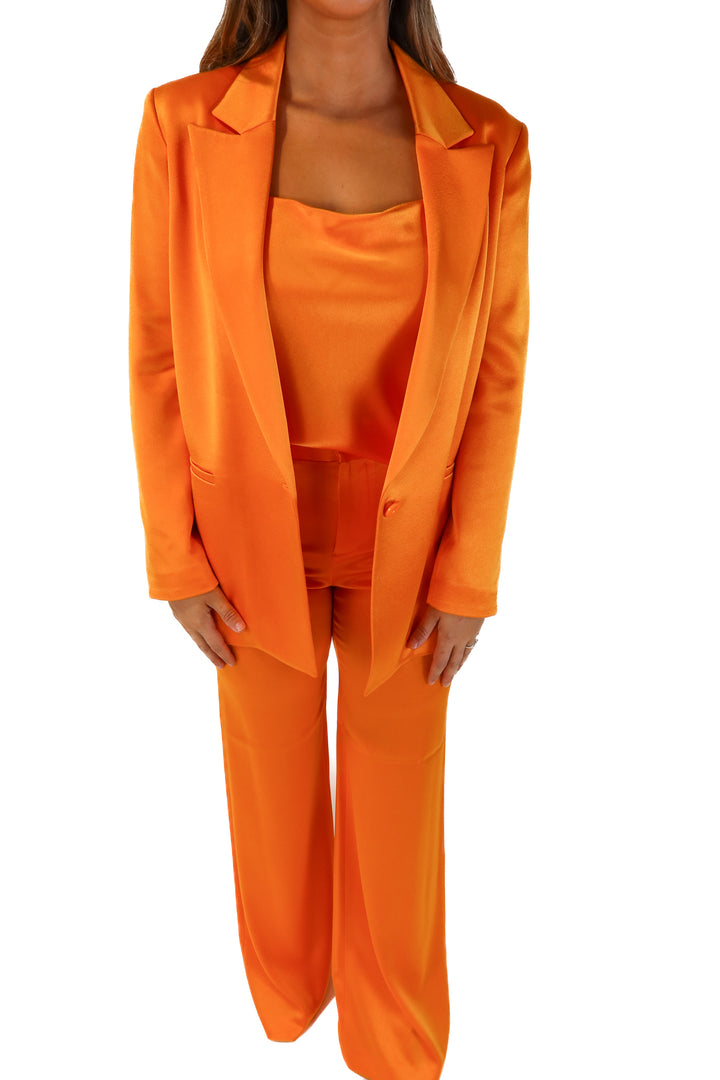 Alice + Olivia Orange Three-Piece Set (L; retail $995)