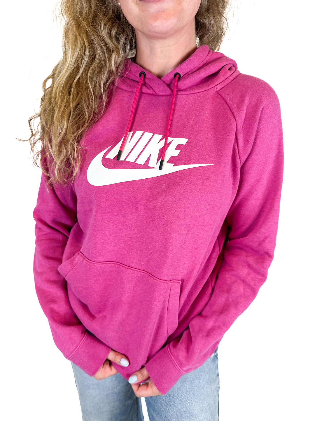 Nike Fleece Hooded Sweatshirt (M)