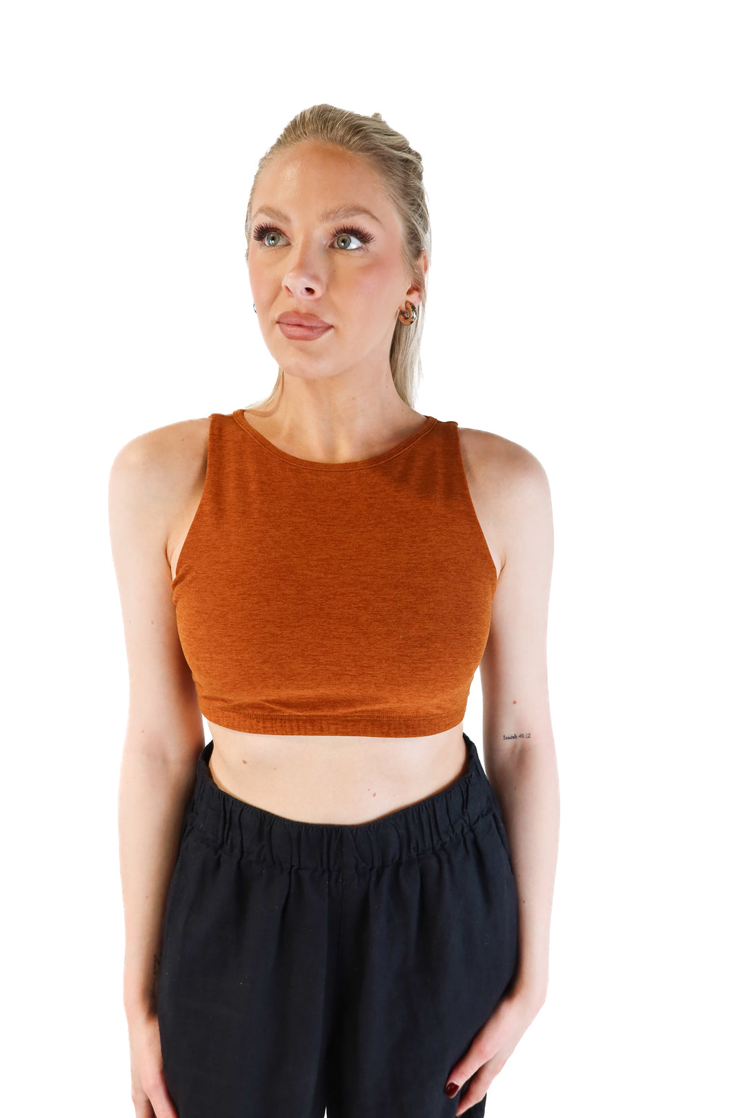 Beyond Yoga Burnt Orange Sports Bra (S)