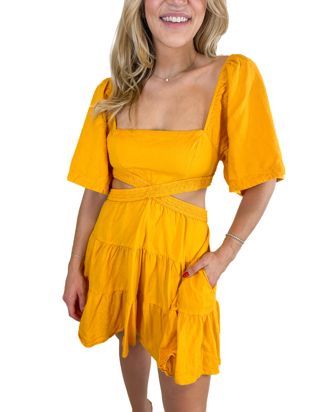 Free People Marigold Mini Dress (XS)