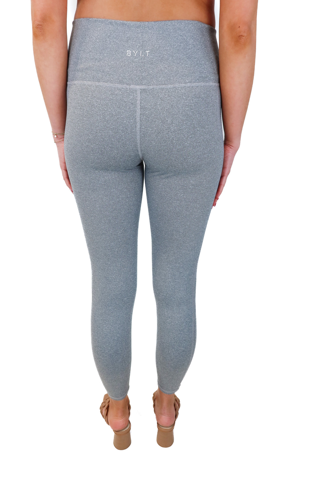 BYLT Basics Light Gray Athletic Leggings NWT (M; Retail $61)