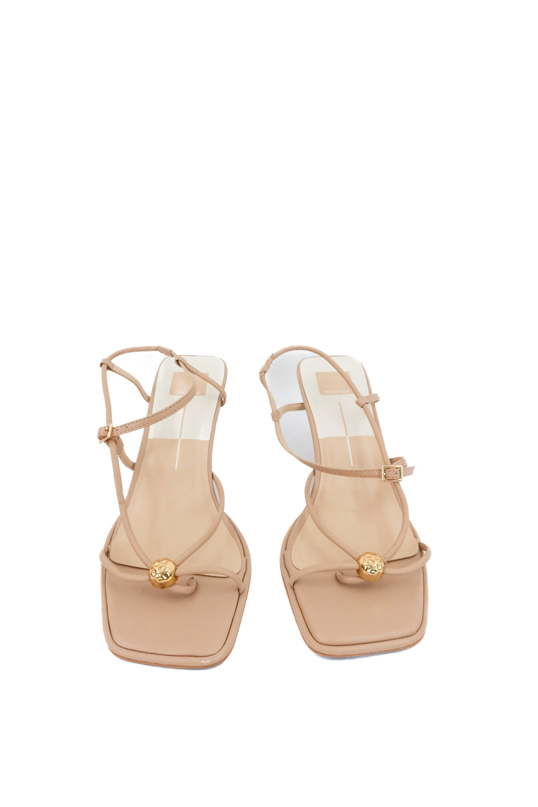 dolce vita nude sling back sandals (10; retail $134)