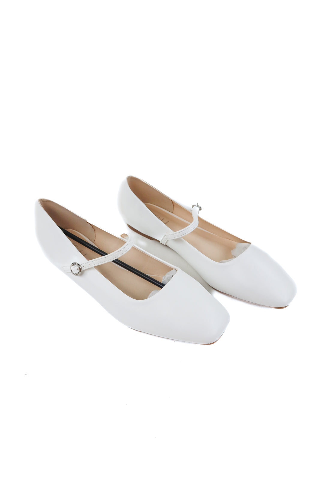musshoe white ballet flats NWOT (7)