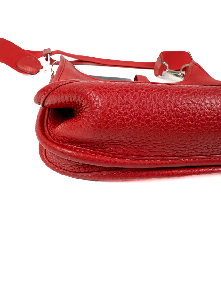 Hermes Clemence Evelyne in Rouge Casaque NWOT (retail $4,450)