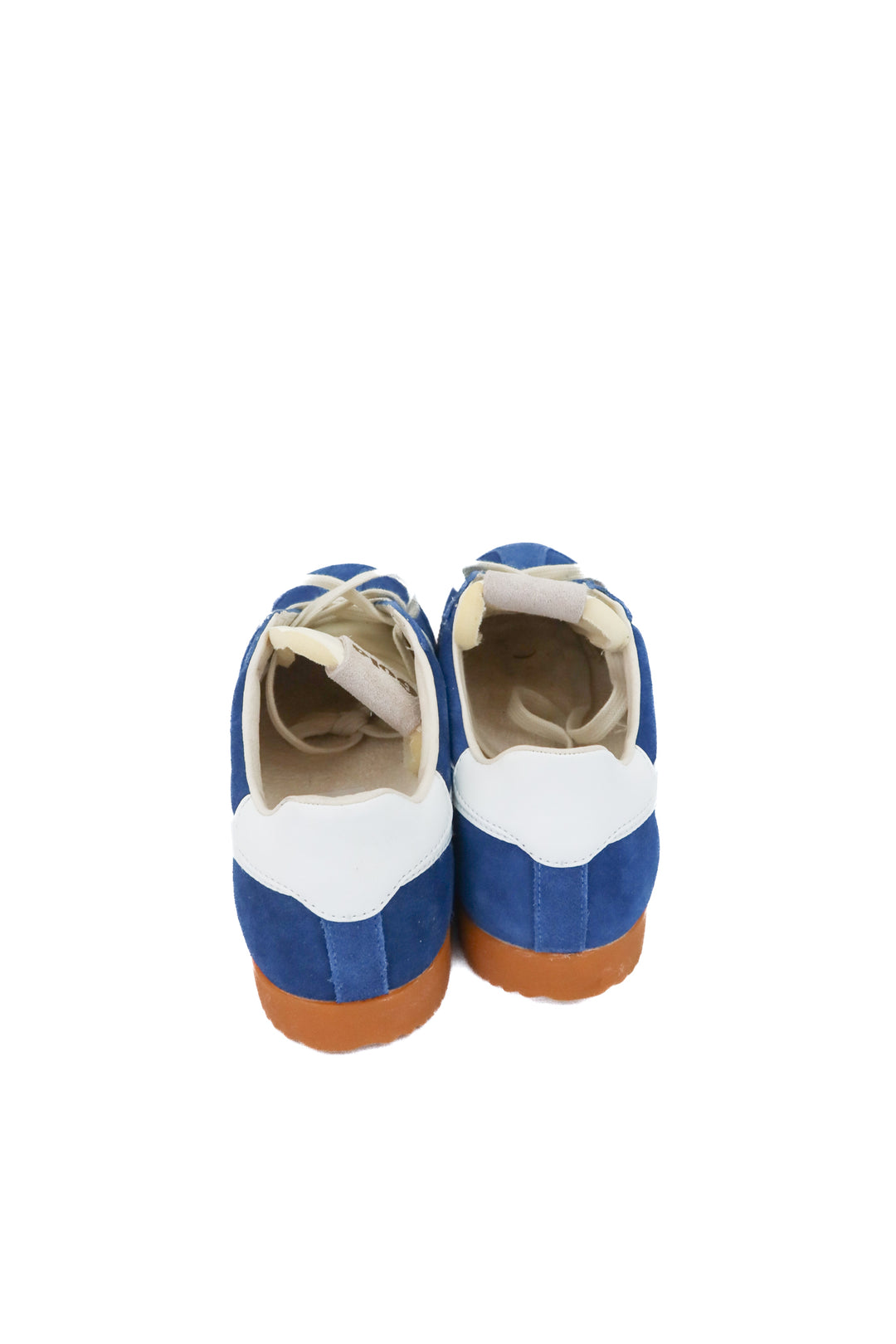 gola blue suede sneaker (9; retail $120)