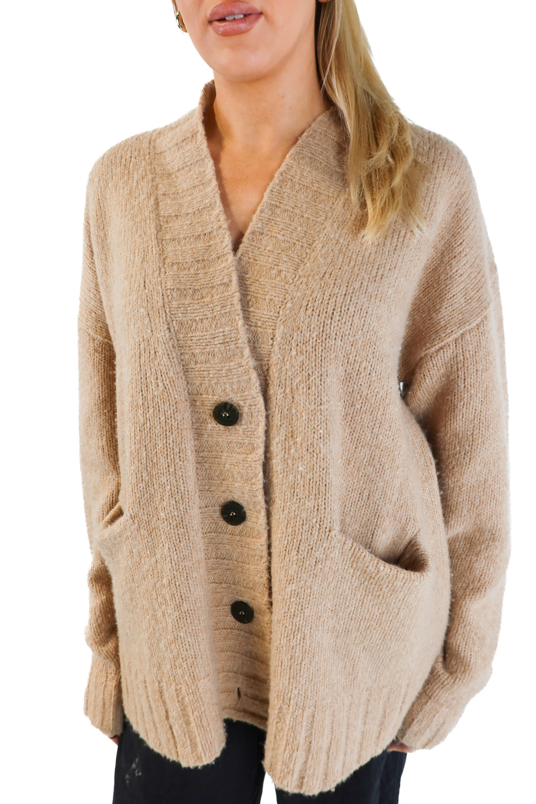 xirena tan cardigan (S; retail $375)