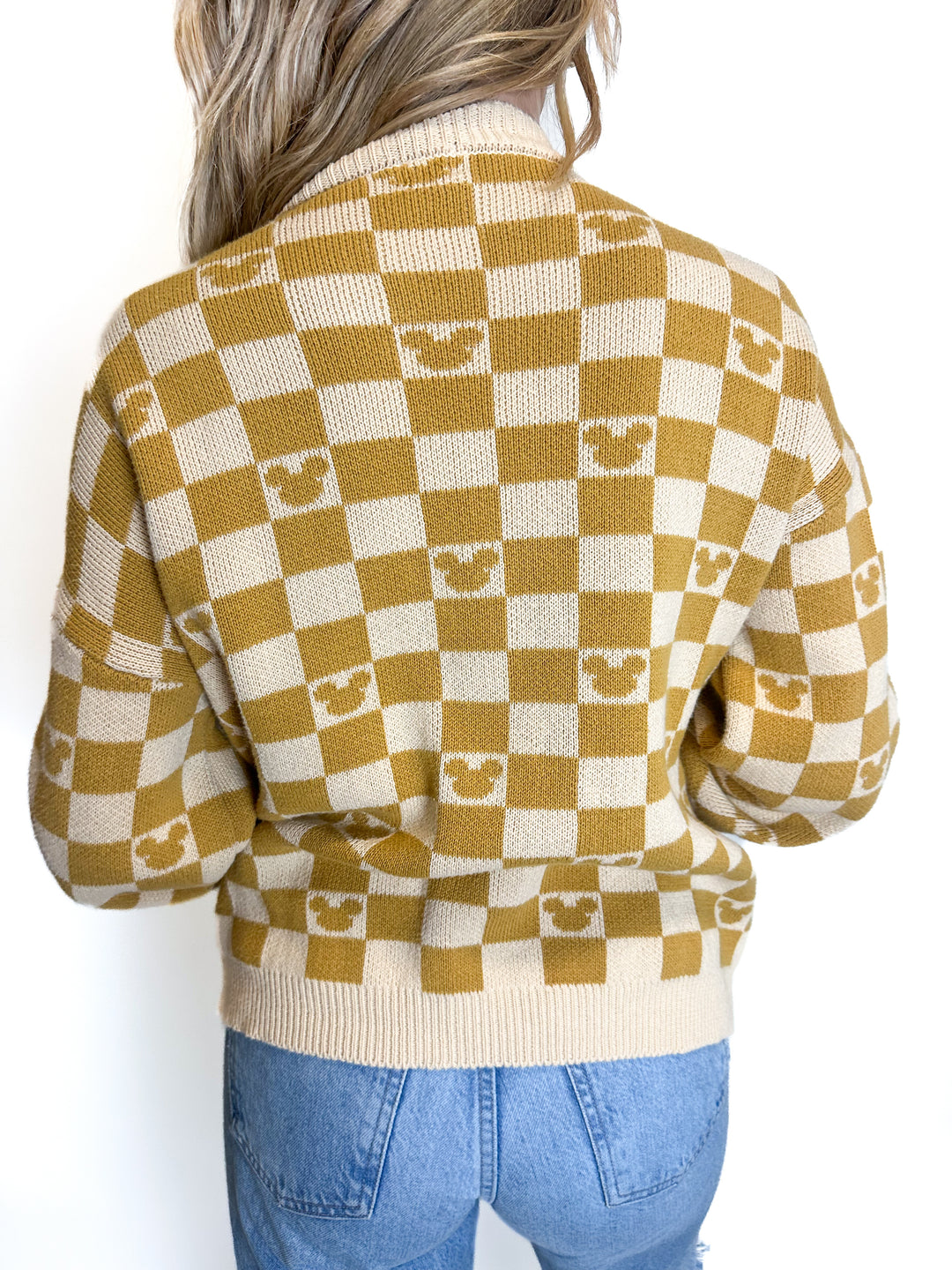 The Magic Box Disney Checkered Cardigan (S)