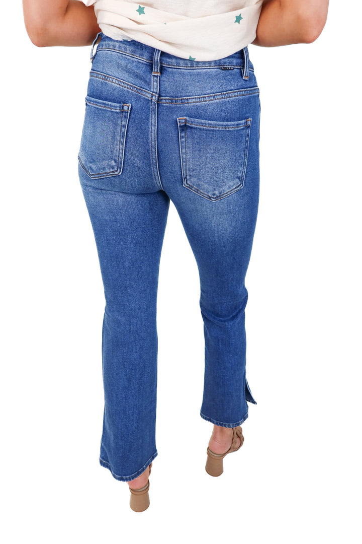 social threads X risen medium wash jeans (24; retail $69)