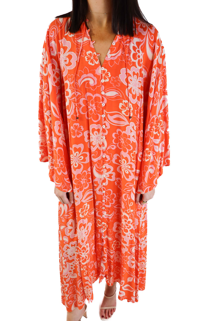 Karlie Floral Maxi Dress (S; retail $179.50)