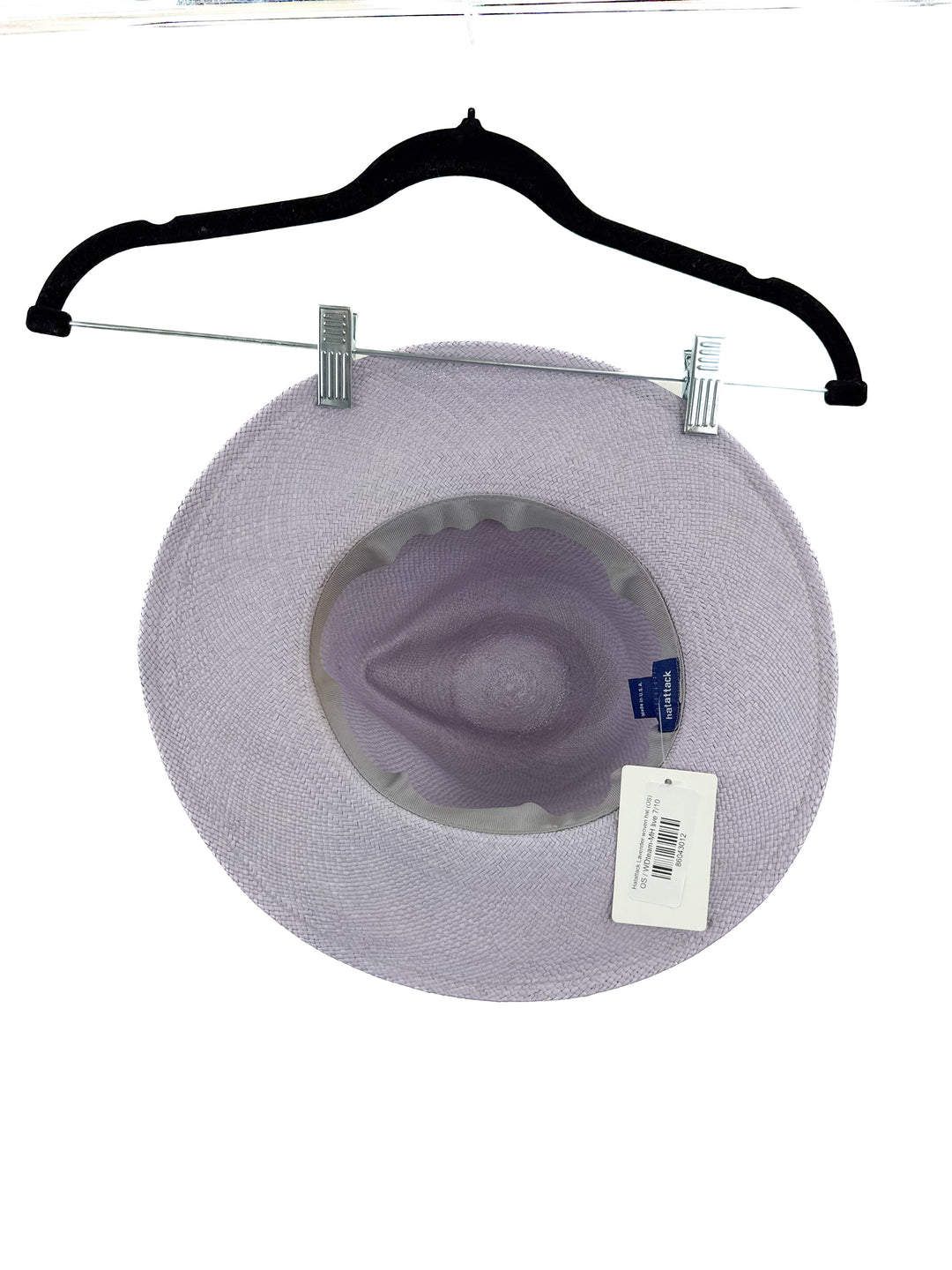 Hatattack Lavender woven hat (OS)