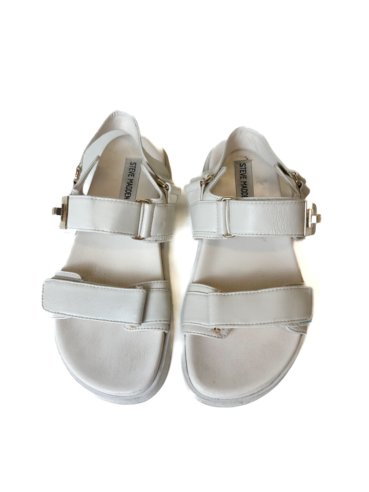 Steve Madden Cream Sandals (7.5)
