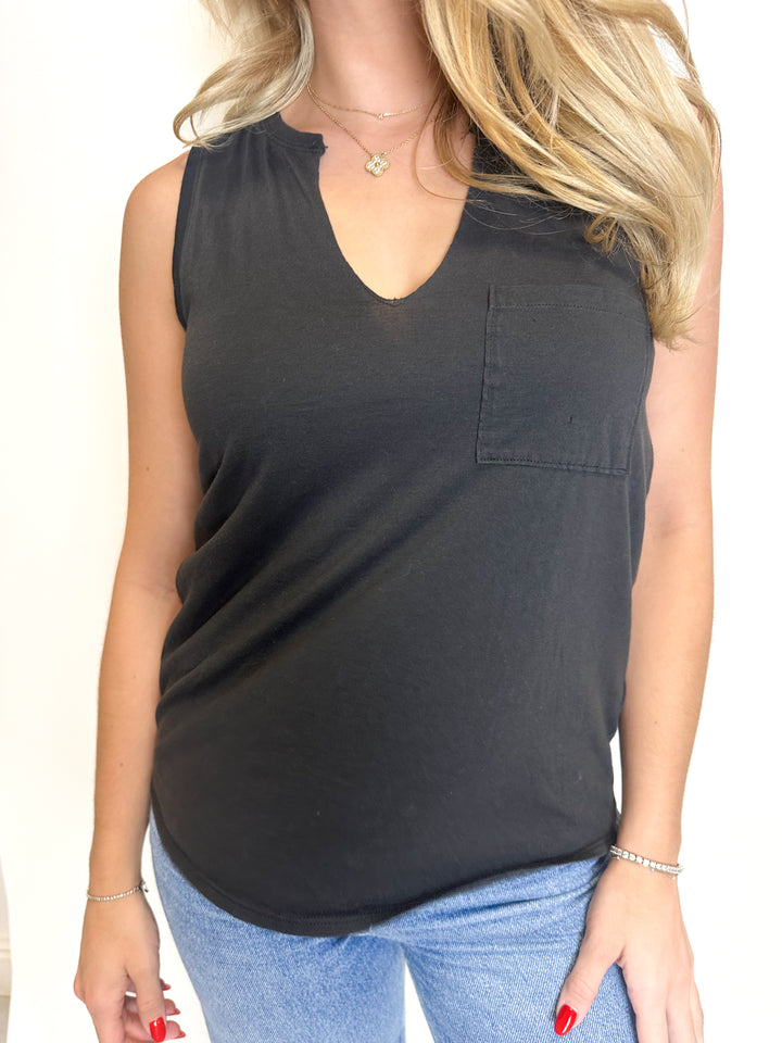 Able Black Tank Top (XS)