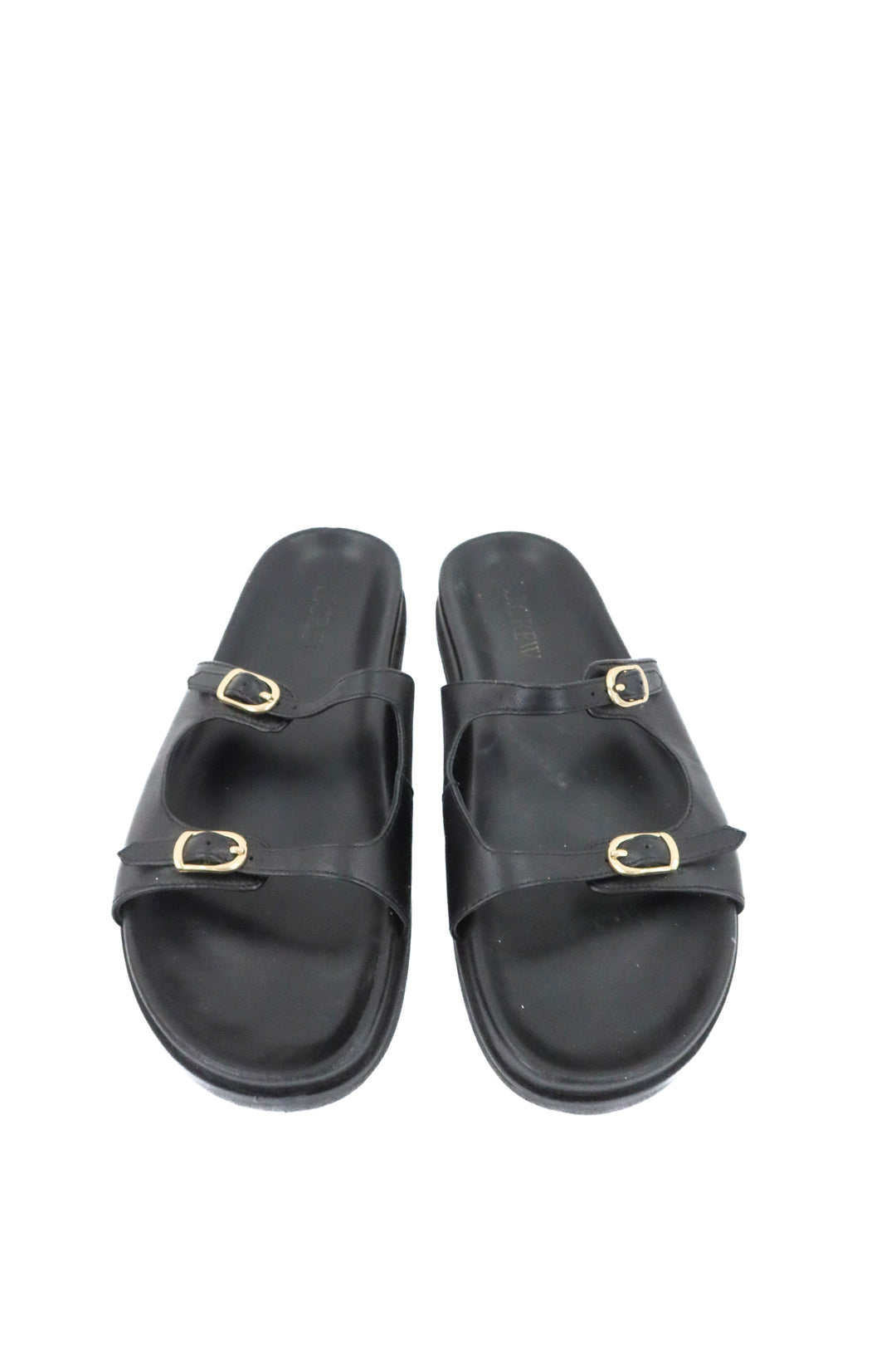 j.crew black 2 strap sandals (10)