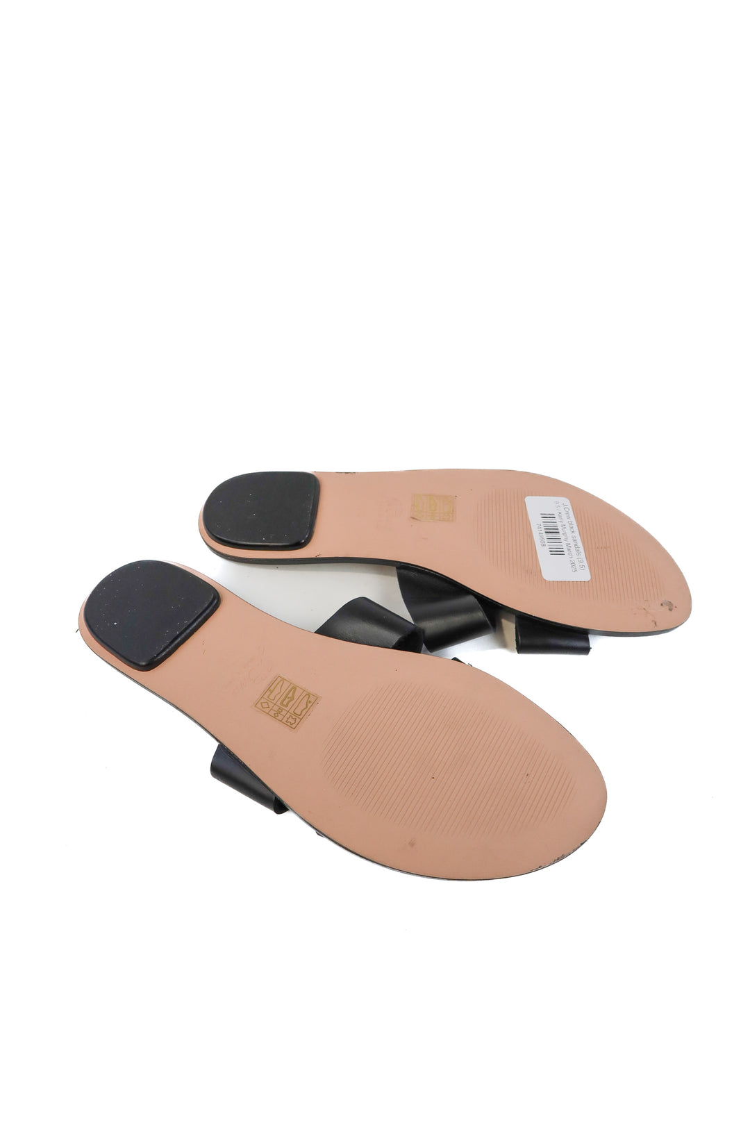 J.Crew black sandals (9.5)