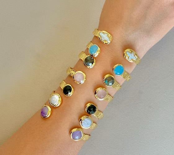 Easton Elle Misty Cuff in Pearl