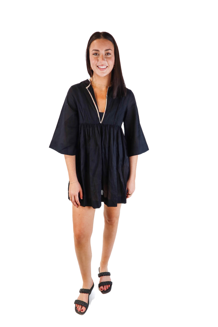 Burberry Black Cover-Up (S; retail $495)