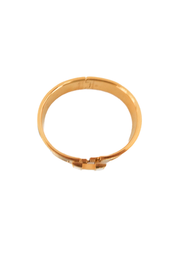 Hermes Clic H Bracelet in black (PM size; retail $810)
