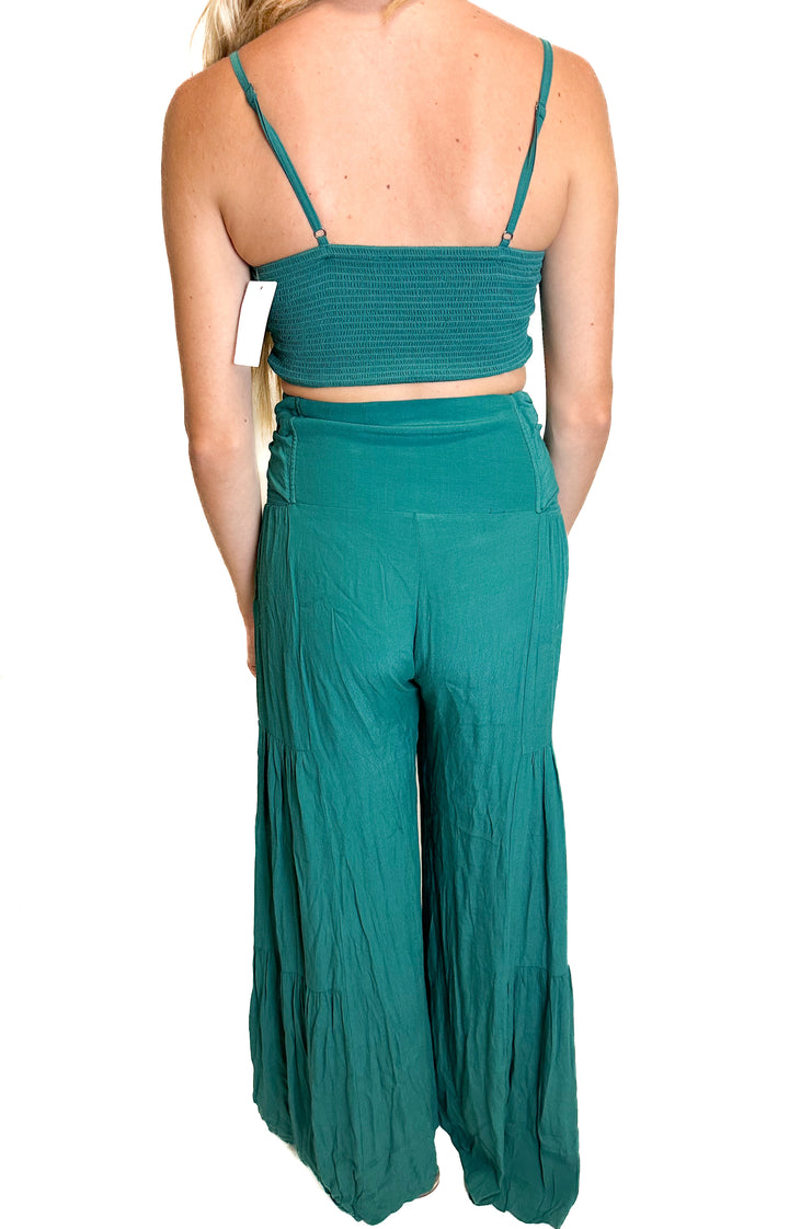 Free People Emerald Green Set (XS)