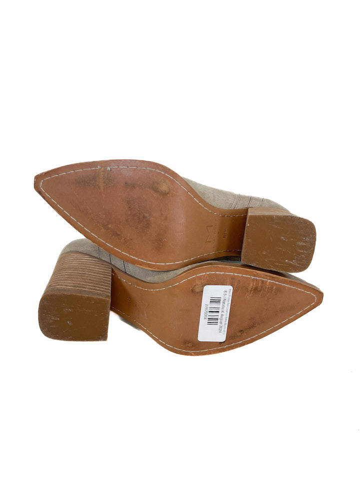 Marc Fisher Tan Leather Ankle Boots (8.5)