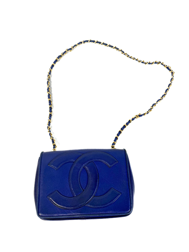 Chanel Lambskin CC Mania Full Flap Bag (vintage)