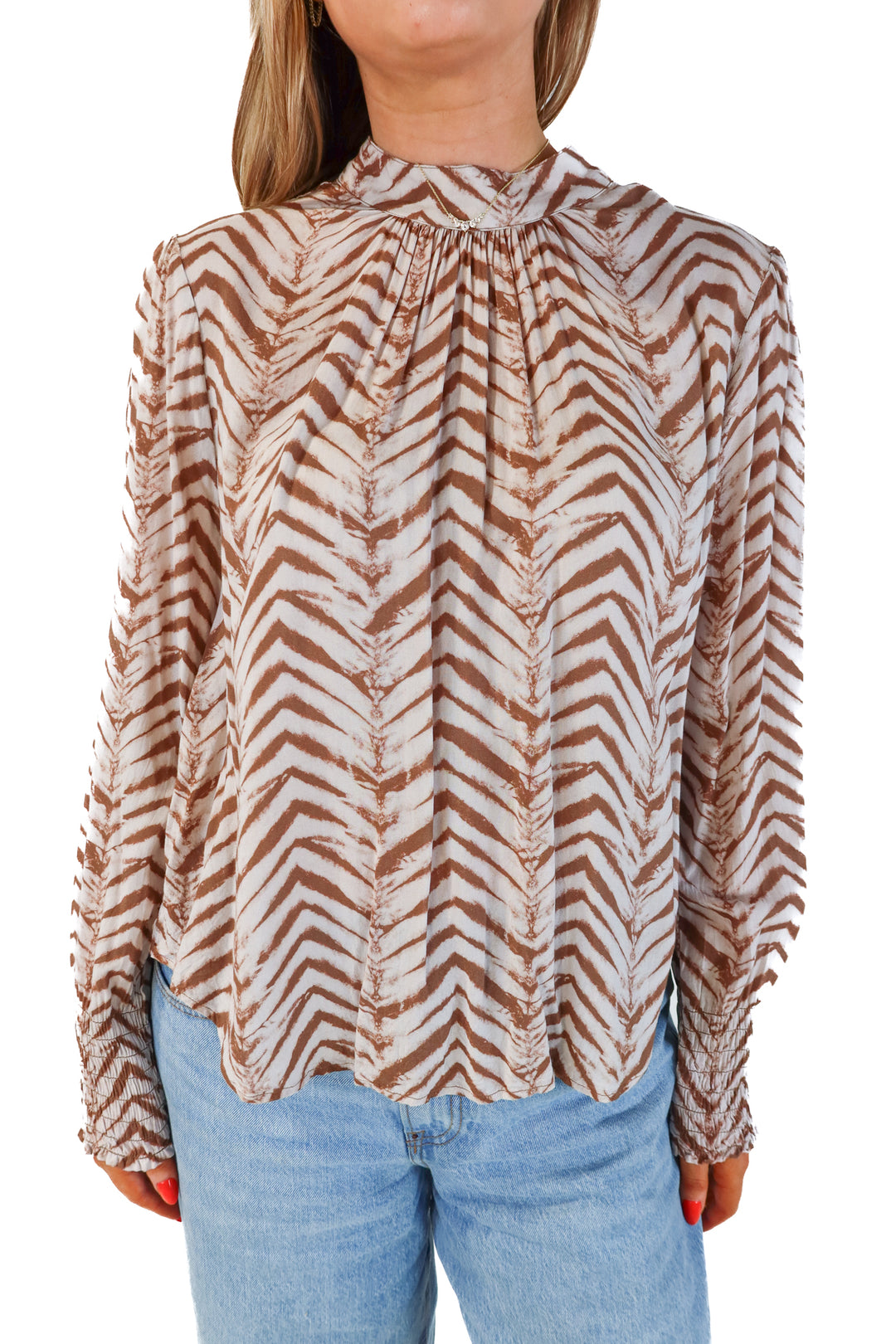 Bella Dahl Printed Blouse (L; retail $174)