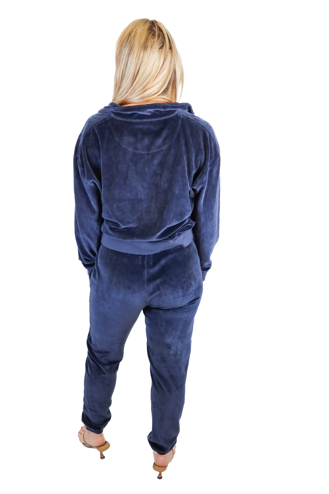 Wsly navy velvet set (S)