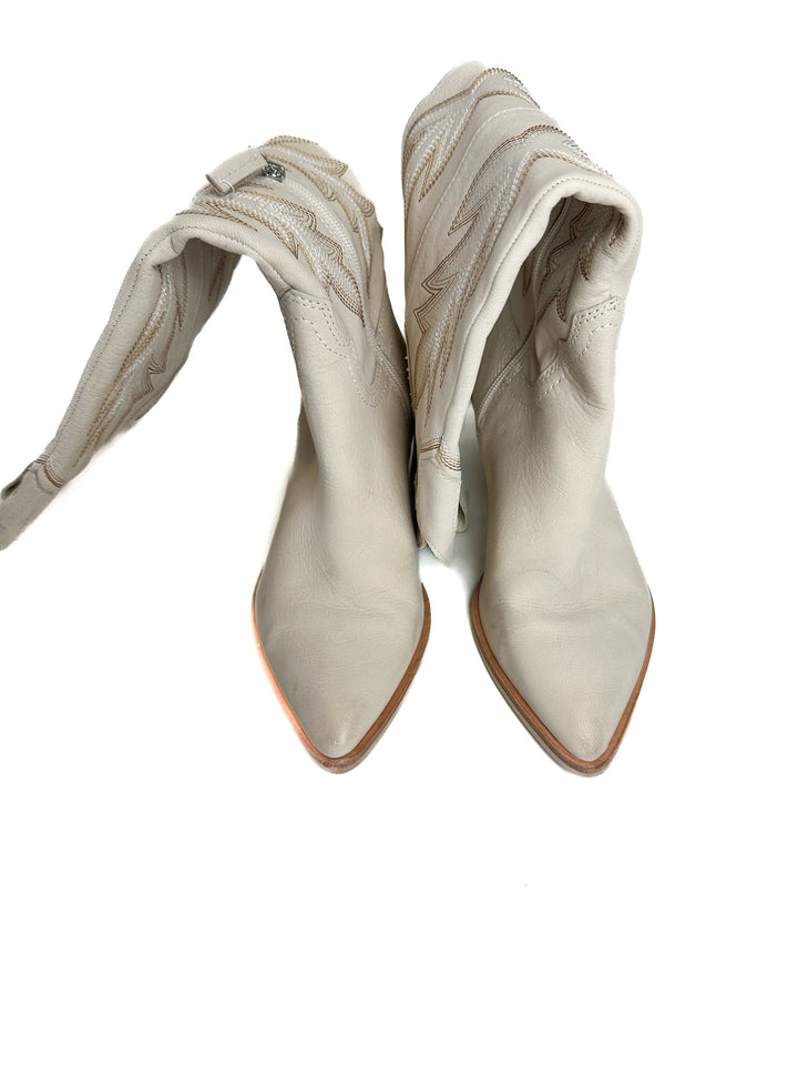 Dolce Vita Tan Cowboy Boots (7.5)