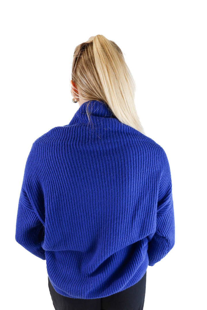 Autumn Cashmere Lapis Blue Sweater (S; retail $300)