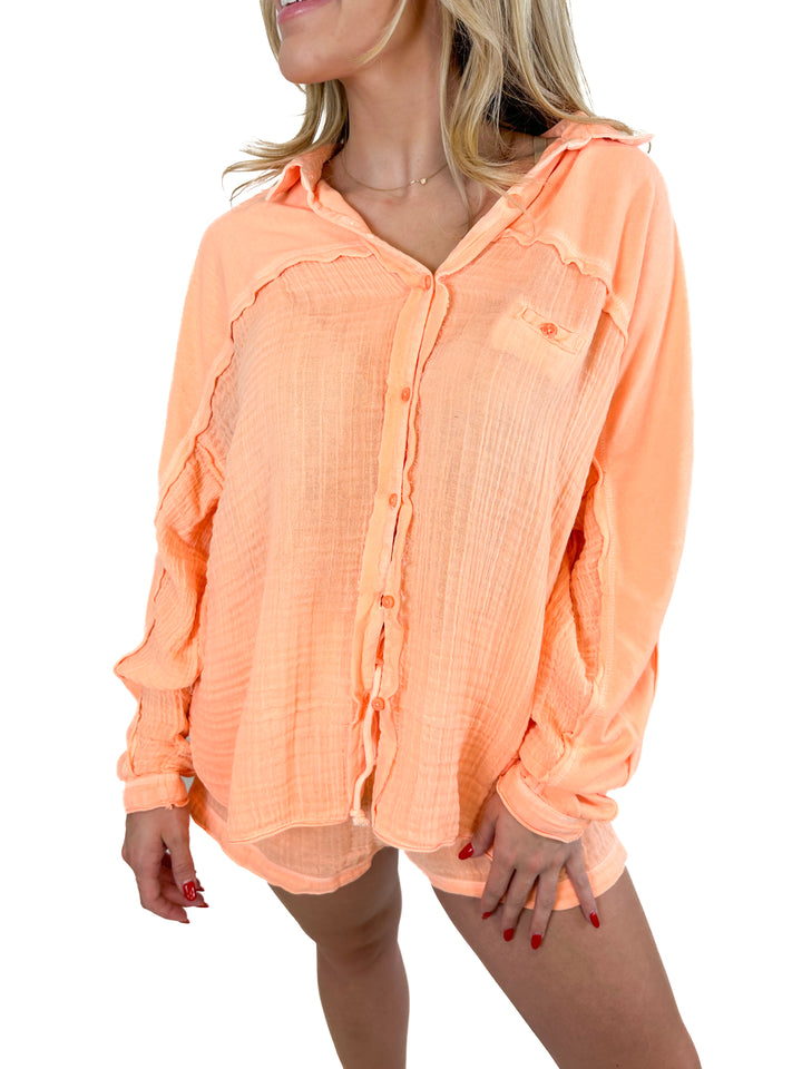Urban Outfitters Out From Under Orange Set NWT (M; retail $59.99)