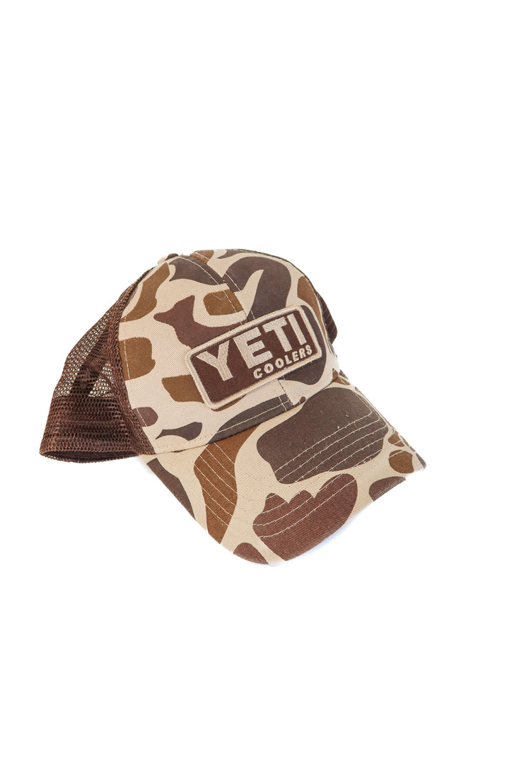 yeti coolers brown camo hat
