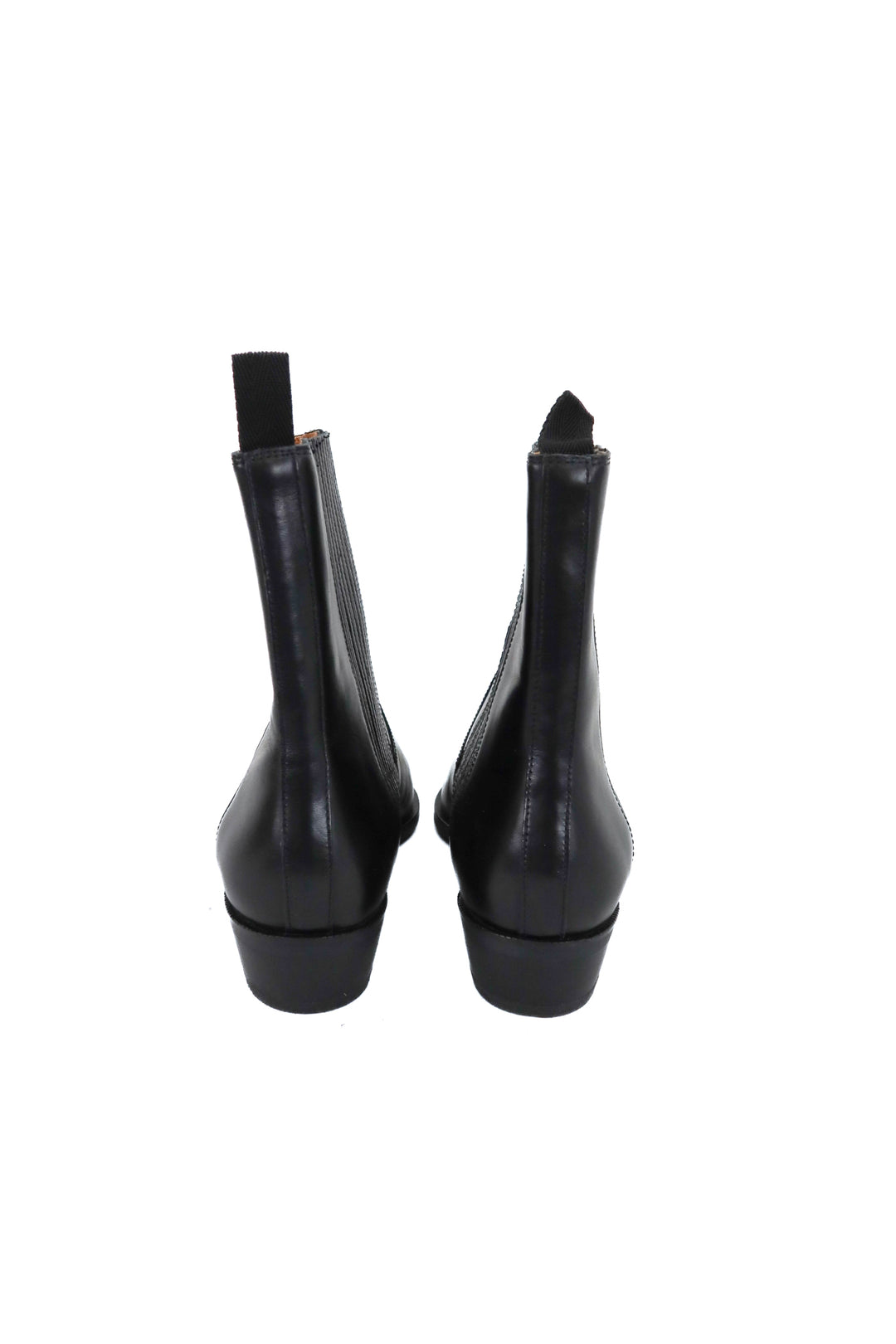 vagabond black snip toe booties (37; retail $200)